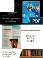 ENGLISH PLUS 1 Lesson 4