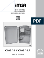 Clemsa Cuadro CTRL Clas 16 16.1 Manual Usuario Instalacion Ed12 2021