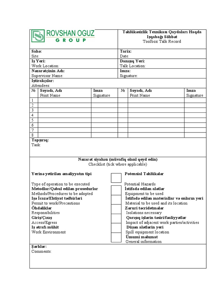 TBT Form | PDF