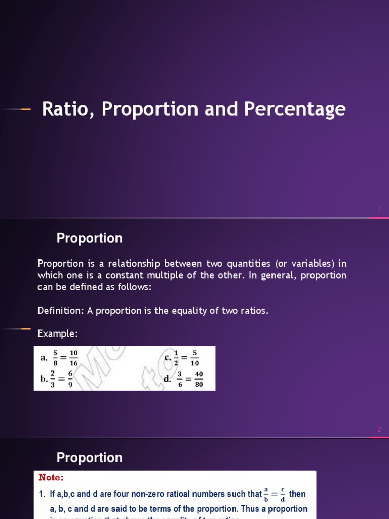 Understanding Ratio and Proportion | PDF | Teaching Methods & Materials