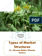 Marketing Structures in Biotechnology
