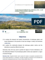 Linking Landscape Pattern and Human Disturbance On A Regional Level: A Case Study in Beira Interior Region, Portugal