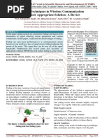 Fading Techniques in Wireless Communication and Their Appropriate Solution A Review