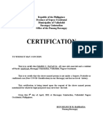 Certifiation PUM