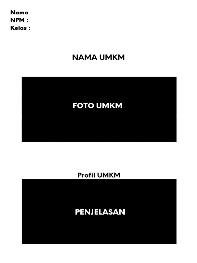 Contoh Poster DKV untuk UMKM | PDF