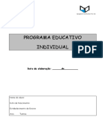 Programa Educativo Individual: Data de Elaboração: - de