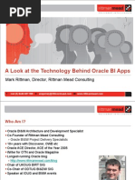A Look at the Technology Behind the Oracle BI Applications