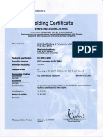 Welding Certificate 1090 3.00022