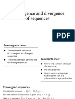 Convergence and Divergence of Sequences