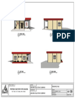 6 Front View 6 Right Side: Proposed One Storey Office Building