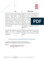 Plantilla de Corrección Del Examen Oposiciones Auxiliar Administrativo 2022 Sanidad Generalitat Valenciana