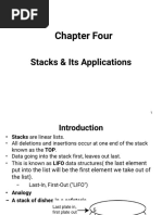 Chapter 4 - Stacks