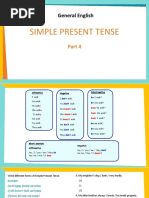 Simple Present Tense - Part 4