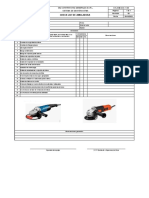 Check List de Amoladora