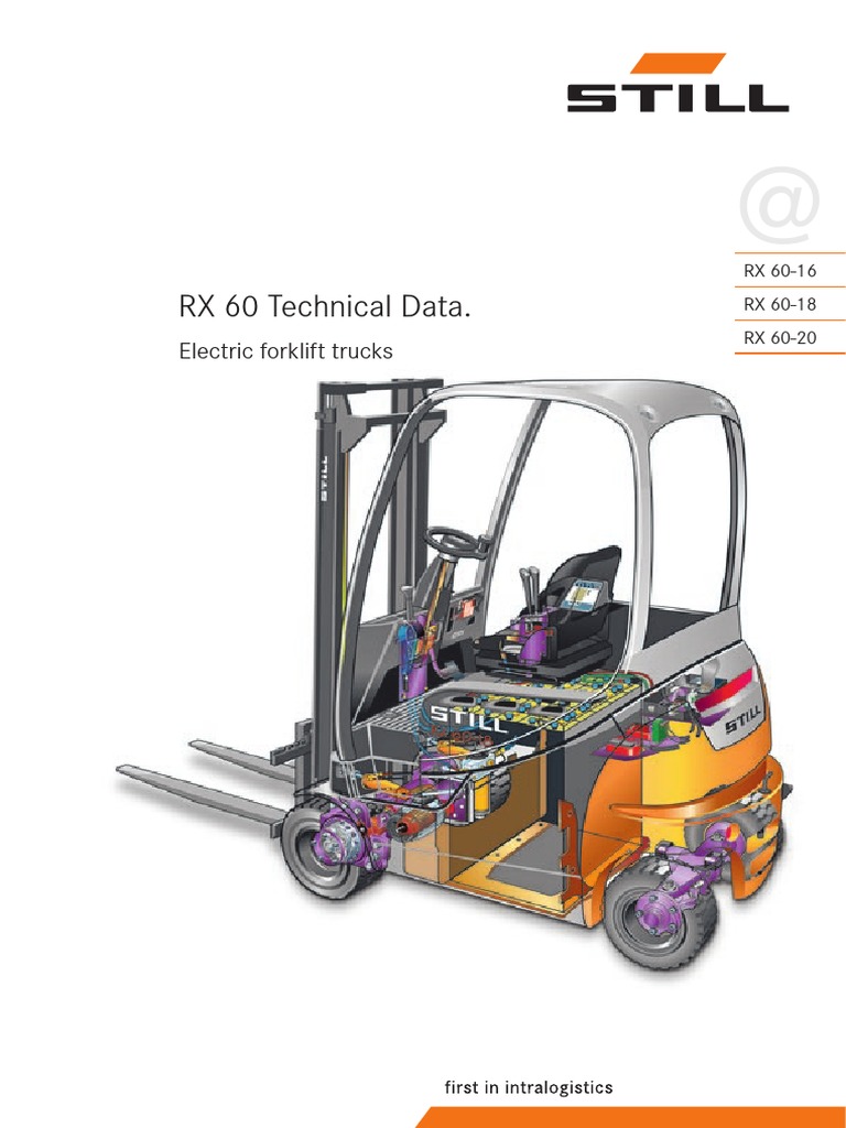 STILL RX 60 Electric Forklift Specs | PDF | Elevator | Pump