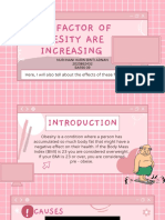 The Factors of Obesity Are Increasing