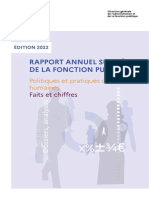 DGAFP - Rapport Annuel Sur L'état de La Fonction Publique (2022)