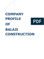 Balalji Construction Profile