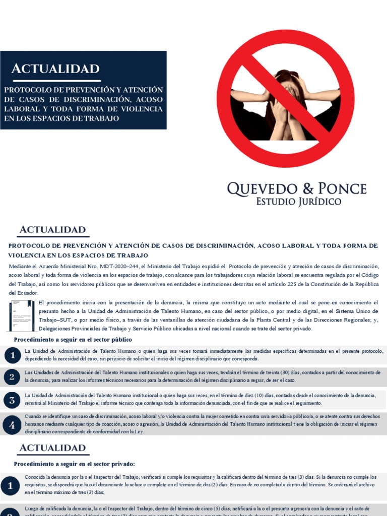 Protocolo de Prevención y Atención de Casos de Discriminación Acoso ...