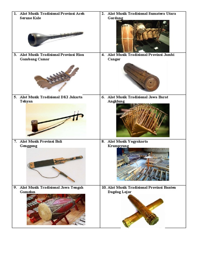 Alat Musik Tradisional Provinsi Aceh | PDF