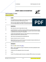 Soil Sample Analysis UV-VIS Spec