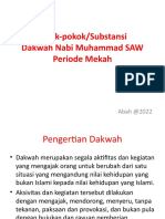 Substansi Dakwah Nabi Muhammad SAW Periode Mekah