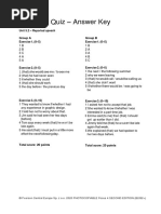 Focus 3 Unit 4 Test Answer Key | PDF