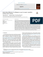 Mai Ha - 2019 - Rural-Urban Differences in Willingness To Pay For Organic Vegetables