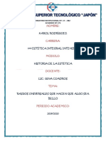 Historia de La Estetica - D1 PDF