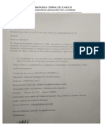 Solicitud de Legalización de Pasantias