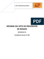 Informe Dpto Prevencion Semana Trabajo Aseo D-48