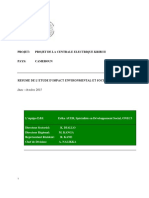 Cameroun - Projet de La Centrale Electrique Kribi II - Resume Eies