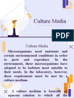 Culture Media: Nutrient Requirements and Classification