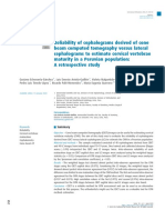 Sachez, Arriola - Reliability of Cephalograms Derived of Cone Beam