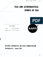 Aeronautical and Astronautical Events of 1961