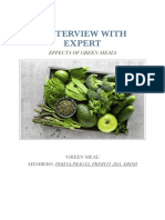 3.interview With Expert: Effects of Green Meals