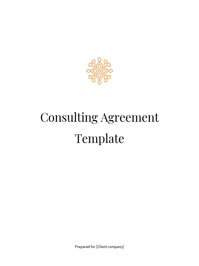 Consulting Agreement Pdf Intellectual Property Consultant