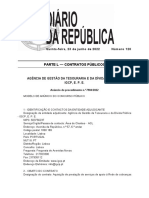 Contratos Públicos Anúncio Concurso Apoio Cobranças Estado