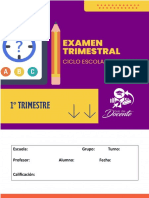 Examen de Historia Primero de Secundaria 1B2