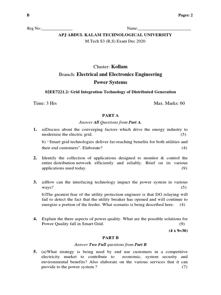 TKMTKMTKM Cluster Kollam Branch Electrical and Electronics