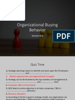 Organizational Buying Behaviour