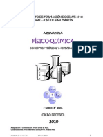 FISICOQUÍMICA 3°.conceptos Teóricos