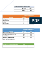 Prova de Conhecimentos para Escriturário