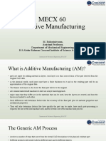 Additive Manufacturing and Reverse Engineering Processes