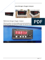 p860 Series Nitrogen Oxygen Analyzer