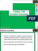 Accident Prevention Tool Box Talk Global EHS TBT 003