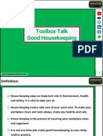 House Keeping Tool Box Talk Global EHS TBT 004