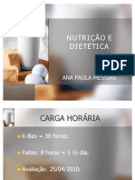 Nutrição e Dietética - Aula - 01