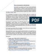 La Ética y La Corrupción en Latinoamérica