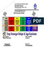 Jadwal Pelajaran Kelas IV D - Upload